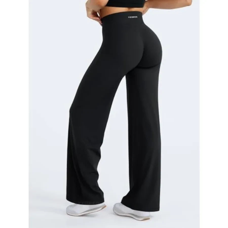 Straight Leg Wide Yoga Pants