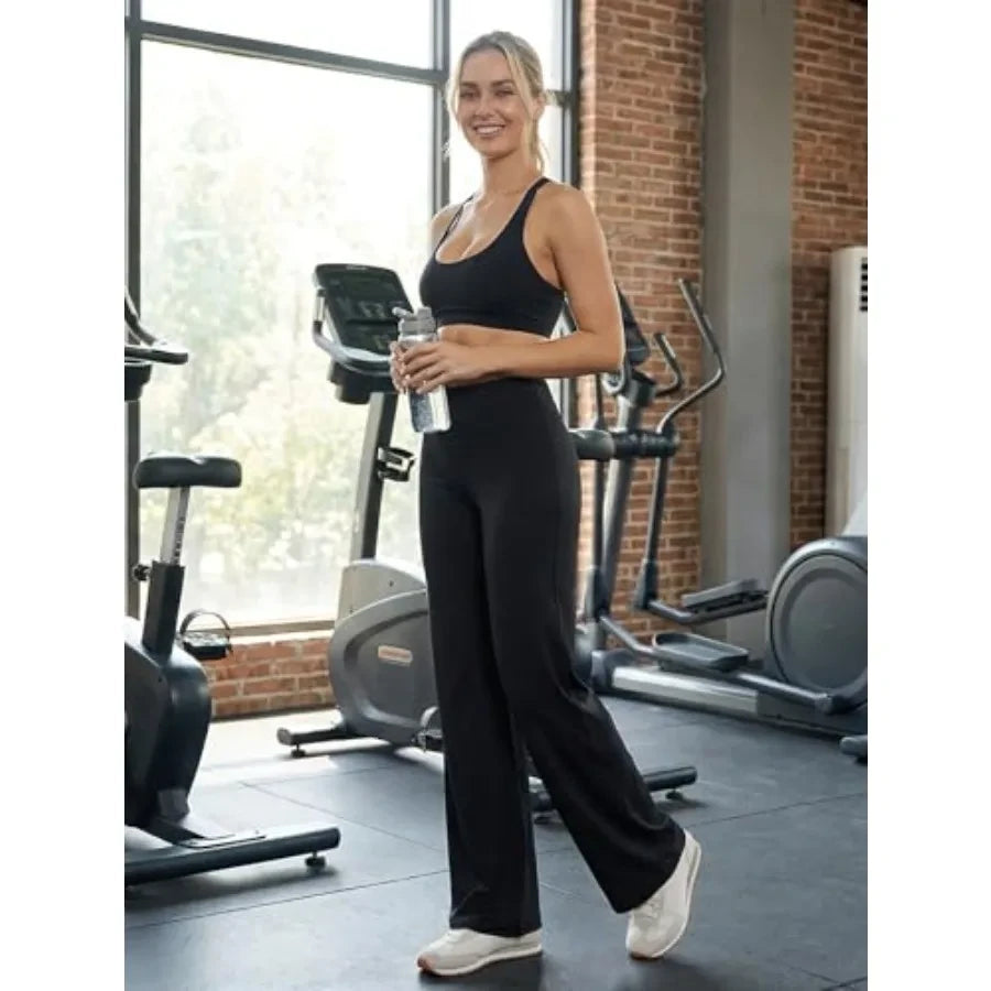 Straight Leg Wide Yoga Pants