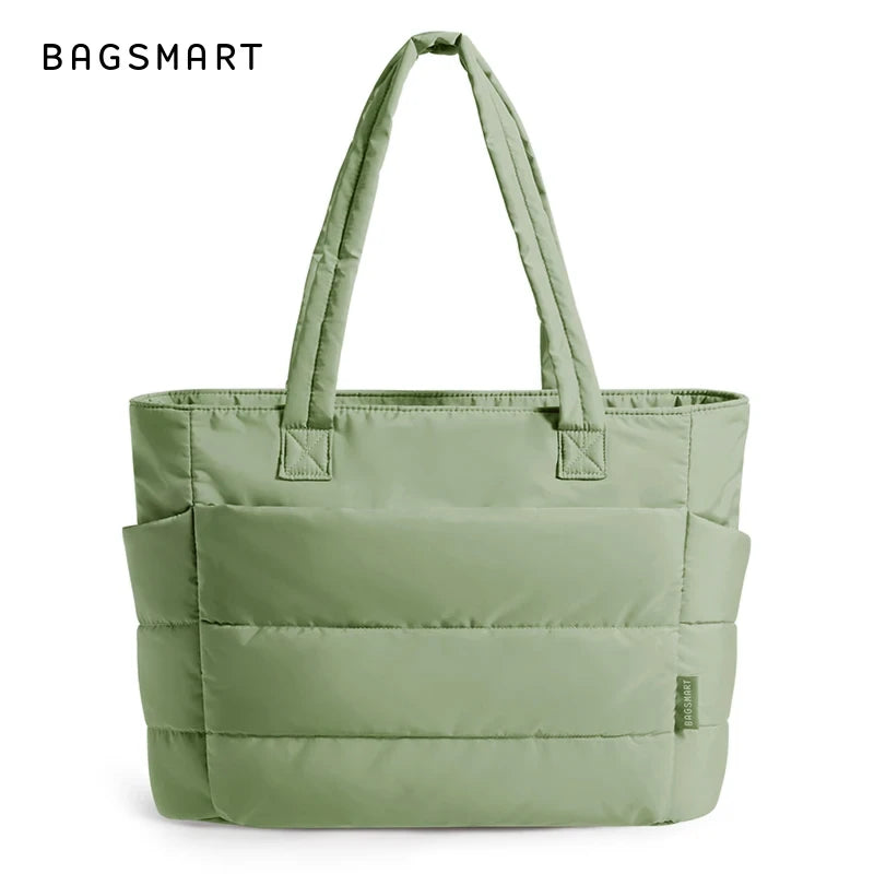 Padded Quilted Tote Bag