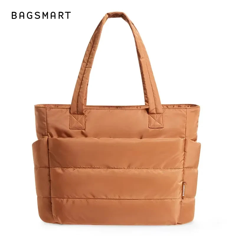 Padded Quilted Tote Bag