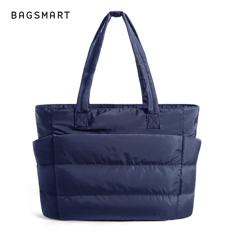 Padded Quilted Tote Bag