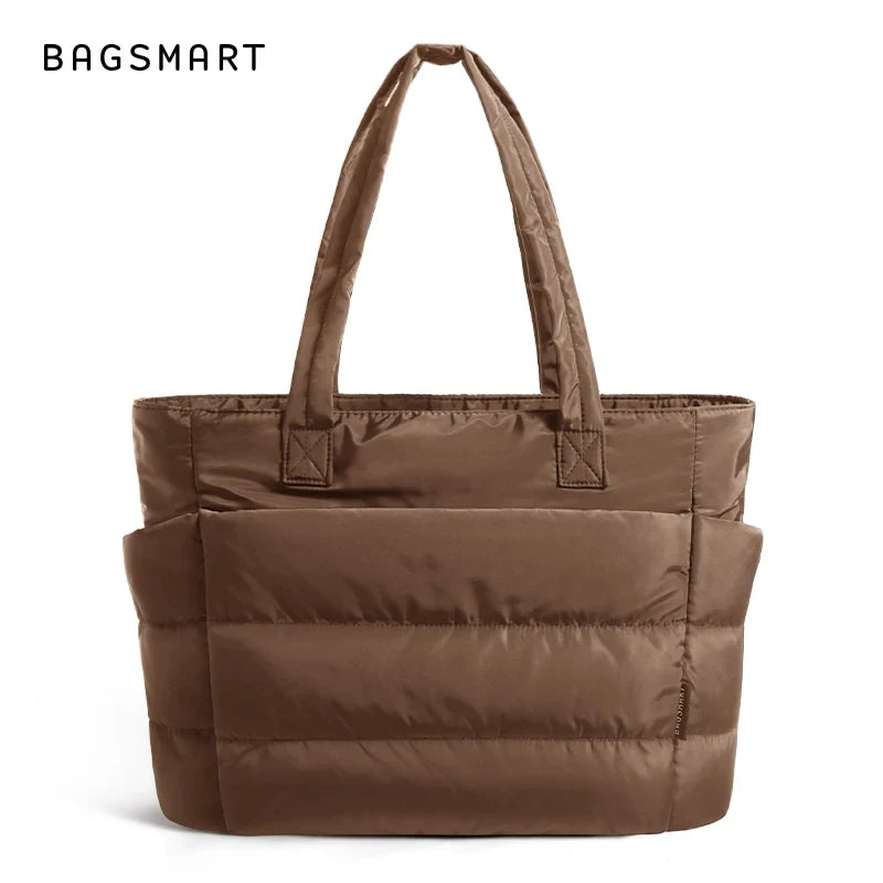 Padded Quilted Tote Bag