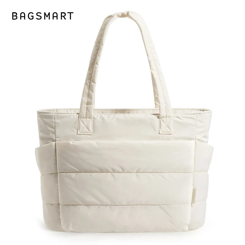 Padded Quilted Tote Bag
