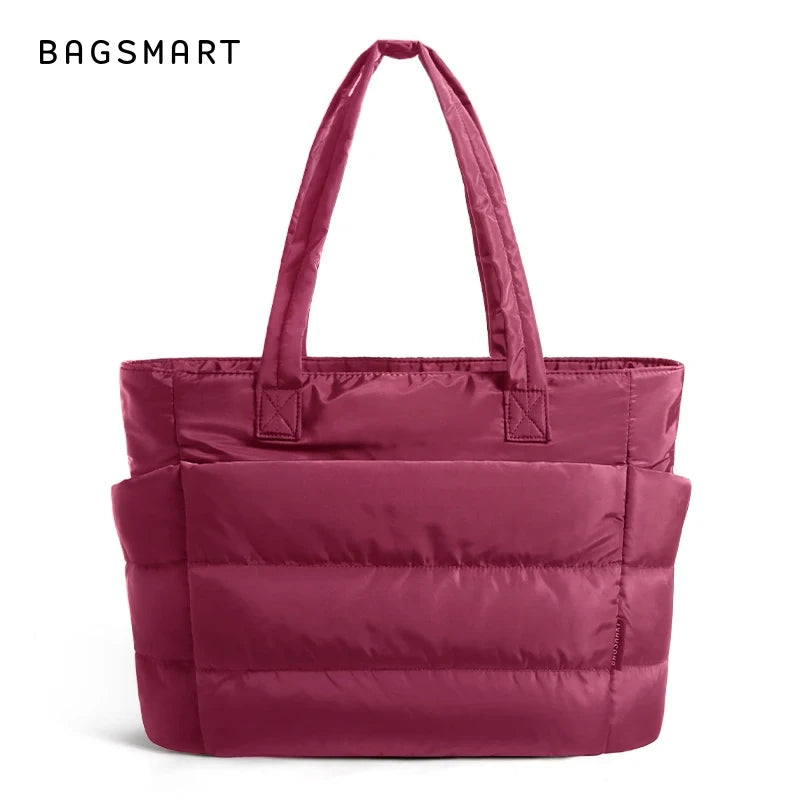 Padded Quilted Tote Bag