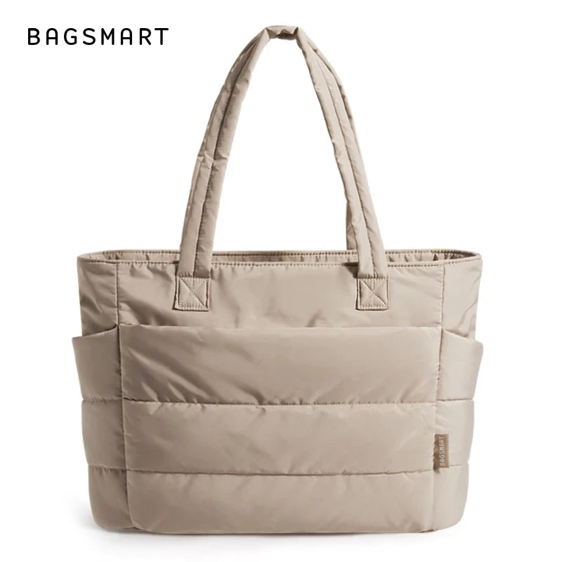 Padded Quilted Tote Bag