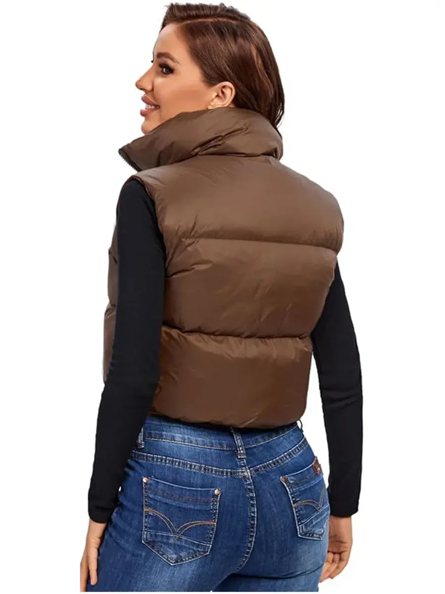 Quilted Cotton Down Vest
