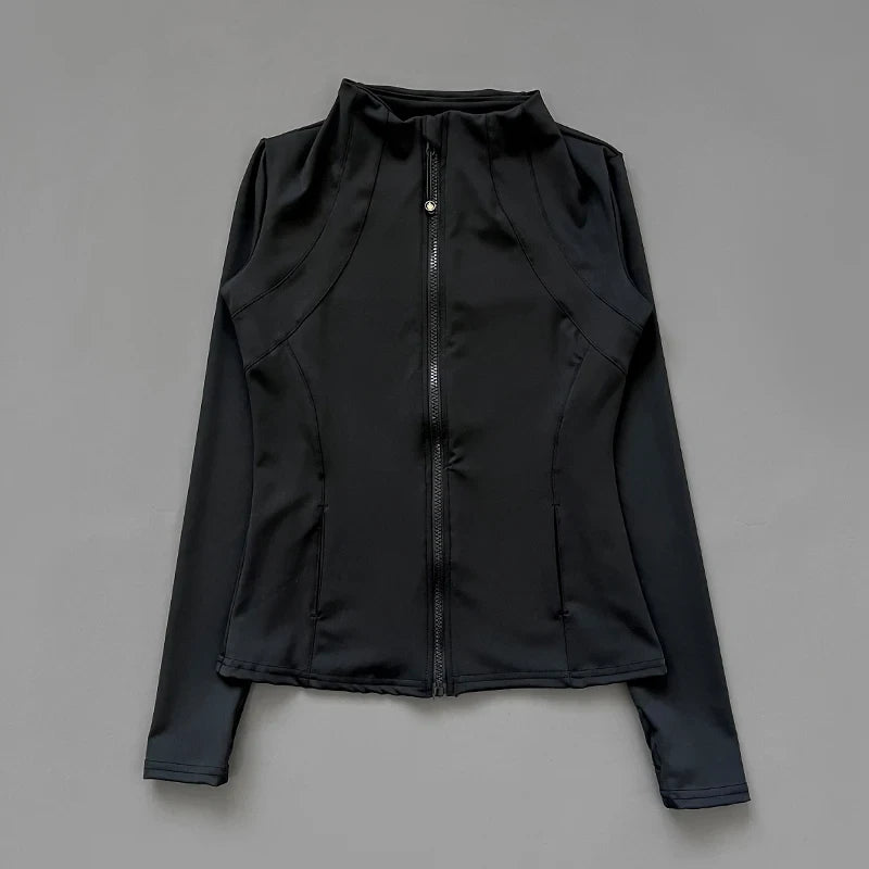 Slim Fit Full-Zip Yoga Jacket